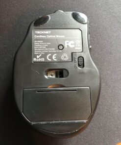 TECKNET Bluetooth Mouse, Wireless Mouse with 6 Buttons, 5 Adjustable DPI Levels, 24 Month Battery Life, Ergonomic Computer Mouse for Laptop, Computer, Mac, PC, Windows, Chromebook, Notebook Grey 60 81nEMp7VdfL