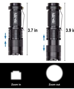 5 Pack SK-68 3 Modes Handheld Mini Cree Q5 LED Flashlight Torch Tactical Lamp 7w 300lm Adjustable Focus Zoomable Light 26 81nGB5Rbq1L