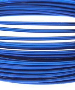 The Beadsmith Anodized Aluminum Wire – 12 Gauge – 39 feet – Blue Color – Bendable Craft Wire Used to Jewelry Making, Wire Wrapping, Sculpting, Floral, Modeling and Other DIY Arts & Crafts 10 81nGbQJ13hL