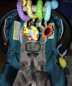 Infantino Stretch & Spiral Activity Toy - Textured Play Activity Toy for Sensory Exploration and Engagement, Ages 0 and Up, Blue Farm, 1 Count (Pack of 1) 32 81nI8PLEQwL