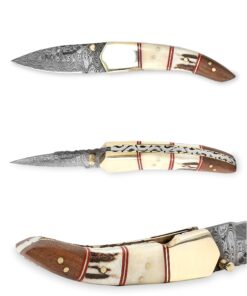 Perkin - Handmade Damascus Pocket Knife - Beautiful Folding Knife 17 81nJBqMItyL