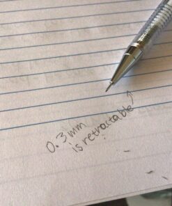 MozArt Mechanical Pencil Set with Case - 4 Sizes: 0.3, 0.5, 0.7 & 0.9mm with 30 HB Lead Refills Each & 4 Eraser Refills -Sketch, Drafting, Art, Drawing Supplies (Clear) Clear 62 81nJDuv7ZWL