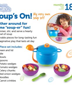 Learning Resources,Plastic, New Sprouts Soup's On!, 23 Pieces,Multicolor,5" Soup's On! 23 81nJtoQFcPL