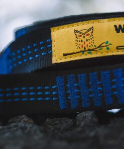 Wise Owl Outfitters Hammock Straps for Trees Heavy Duty - Set of Two 10ft Long, 1 Inch Thick Camping Hammock Tree Straps w/ 38 Loops & 2D Carabiners - Essential Hammock Accessories Blue 30 81nKR6hZ3QL 2