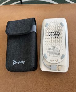 Poly Sync 20+ Personal Portable Bluetooth Smart Speakerphone (Plantronics) - USB-A UC Bluetooth Adapter - Connect Wirelessly to PC/Mac/Cell Phone - Works w/Teams, Zoom, & More - Amazon Exclusive 2021 Version (USB-A Only) Standard 38 81nKeW6Ab7L