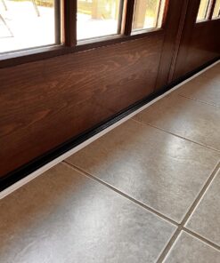 InstaTrim Peel and Stick Trim - Flexible, Adhesive Caulk Tape for Walls, Floors, Counters, Tile, & More - White 1/2 in by 10 ft Adhesive Trim 1/2 in x 10 ft, 2‐pk 48 81nKu4adEsL