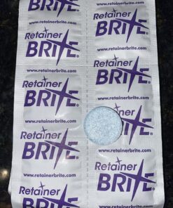 Retainer Brite - Retainer Cleaner Tablets for Invisalign, Mouth Guard Cleaner, Night Guard Cleaner and More. Cleaning Tablets for Ultrasonic Cleaners. 120 Tablets - 4 Month Supply. Made in USA 30 81nLICO 6AL