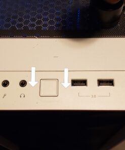 Fractal Design Meshify C - Compact Mid Tower Computer Case - Airflow/Cooling - 2X Fans Included - PSU Shroud - Modular Interior - Water-Cooling Ready - USB3.0 - Tempered Glass Side Panel - White TG 67 81nNPGMLuaL