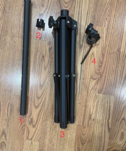 Amada Projector Tripod Stand, Foldable Laptop Tripod, Multifunctional DJ Racks/Projector Stand with Adjustable Height, Perfect for Office, Home, Stage or Studio-AMPS01 22"-36" 40 81nNrwLW8eL