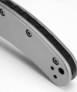 Kershaw Zing SS Pocketknife, 3" 8Cr13MoV Stainless Steel Blade, Assisted Thumb-Stud and Flipper Opening EDC 42 81nOB4uc9 L