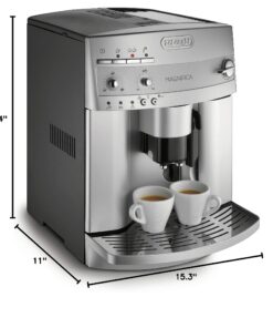 De'Longhi ESAM3300 Magnifica Super Automatic Espresso & Coffee Machine, Silver 35 81nOMpKpQQL