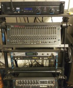 Pyle Professional Audio Bluetooth Power Amplifier - 2-Channel Rack Mount Bridgeable, LED Indicators, Shockproof Binding Posts, Cooling Fans 1000 Watt - Pyle PTA1000 1000W Basic 30 81nOXj DmbL