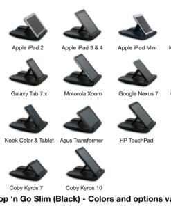 Padded Spaces Prop 'n Go Slim - iPad Pillow with Adjustable Angle Control for iPad Air, iPad Mini, iPad Pro, iPhone, Tablets, eReaders, and More (Black) 29 81nPcPAnE5L