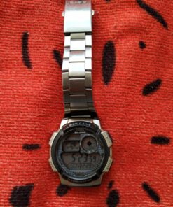 Casio Men's AE1000WD-1AVCF Silver-Tone Digital Watch 55 81nQW8mgJPL