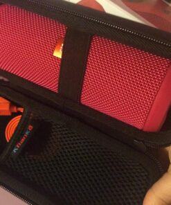 Khanka Hard Travel Case Replacement for JBL Flip 3 / Flip 4 / Flip 5 / Flip 6 Waterproof Splashproof Portable Bluetooth Speaker black 33 81nQfff S7L