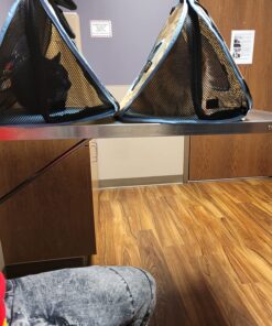 Necoichi Portable Stress Free Cage Carrier and Litter Box, Indoor & Outdoor, Travel (Beige, Carrier) Beige 36 81nRlxk8yzL 1