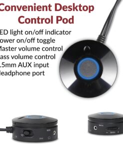 Cyber Acoustics CA-3810 2.1 Multimedia Speaker System with Subwoofer, 80 Watts Peak Power, Strong Bass, Perfect for Music, Movies, and Games 11 81nRr3lkLhL