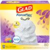 Glad ForceFlex Tall Kitchen Drawstring Trash Bags, 13 Gallon Trash Bag, Gain Lavender with Febreze Freshness, 80 Count 80 Count (Pack of 1) 33 81nRybcQV5L