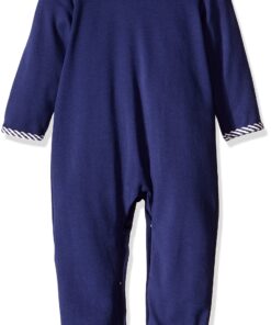 Alternative view of Little Me baby-boys Footie and Hat 3 Months Navy