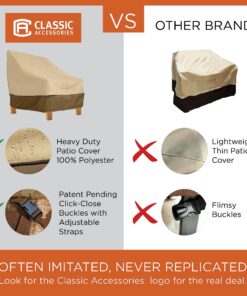 Alternative view of Classic Accessories Veranda Water-Resistant 32 Inch Island BBQ Grill Top Cover 32"L x 26"D x 24"H