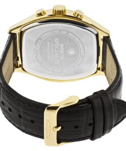 Invicta Men's 14330 Specialty Tonneau Watch with 3 Textured Leather Strap Set 30 81nW1e9PhHL