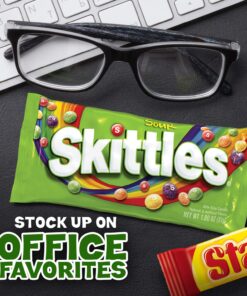 SKITTLES & STARBURST Full Size Variety Mix for Christmas Candy Gifts & Stocking Stuffers, 30 Count 25 81nWC 8cxEL