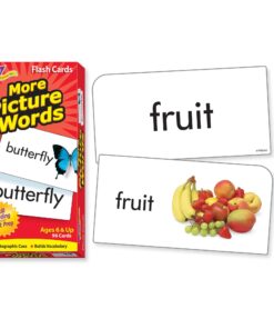 Alternative view of Trend Enterprises: More Picture Words Skill Drill Flash Cards, Great for Skill Building and Test Prep, Photo Cues, Builds Vocabulary, 96 Cards Included, for Ages 6 and Up