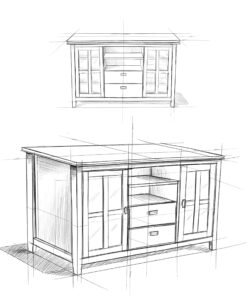 SIMPLIHOME Artisan SOLID WOOD 53 Inch Wide Transitional TV Media Stand in Black for TVs up to 60 Inches, For the Living Room and Entertainment Center Tall TV Media Stand 43 81nYNExYFZL