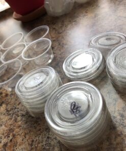 Polar Ice Jello Durable Plastic Shot Glasses, 2-Ounce, Translucent (Pack of 125) 15 81nYUlJ9V L