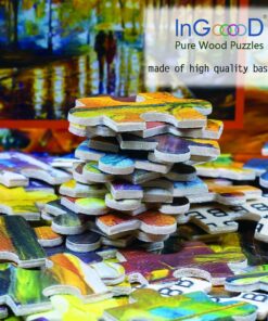 Ingooood Rainy Night Walk Wooden Puzzle 1000 Pieces 21 81nYWGGkhL