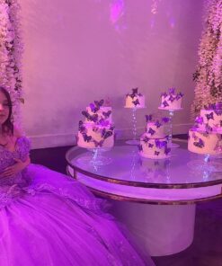 7 Tier Clear Cascade Wedding Cake Stand (Style R700) 12 81nc7jkPEJL