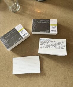 Oxford Heavyweight Ruled Index Cards, 3" x 5", White, 100 Per Pack (63500) 100 Count (Pack of 1) 35 81nckvMhX6L