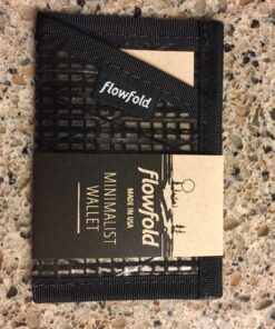 Flowfold Recycled Sailcloth Minimalist Card Holder Durable Slim Wallet Front Pocket Wallet, Card Holder Wallet Made in USA Black Sailcloth 43 81ncxWxijsL 1