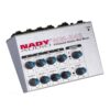 Nady MM-242 4 Stereo / 8 Mono Channel Mini Mixer with mono/stereo mode, ¼” Inputs and outputs – battery powered, or use optional AC adapter 8 81ndRL0NbL