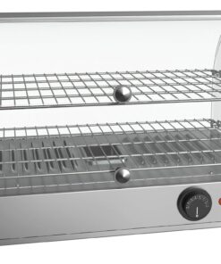 KoolMore 22" Commercial 2 Shelf Countertop Food Warmer Display Case - 1.5. cu ft., Silver, Model:HDC-1.5C 1.5 cu. ft. 13 81ndUwoCOVL