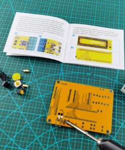 DIY Soldering Project Game Kit Retro Classic Electronic Soldering Kit with 5 Retro Classic Games and Acrylic Case, Idea for STEM High School Family Education Friends by Etoput Yellow 26 81ndr7HUScL