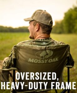 Mossy Oak Heavy Duty Folding Camping Chairs, Lawn Chair Adult Dirt 16 81ndvD8BKyL