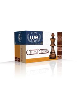 WE Games French Staunton Wood Chessmen with 2.5 inch King 10 81nexp9jOL