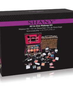 SHANY Carry All Makeup Train Case with Pro Makeup Set, Makeup Brushes, Lipsticks, Eye Shadows, Blushes, Powders, and more - Reusable Makeup Storage - Premium Gift Packaging - Leopard 29 81ngFTm7DcL