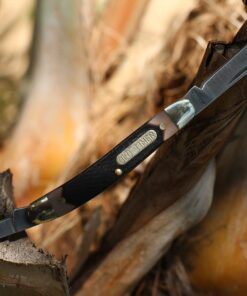 Old Timer 104OT Small Canoe 4.7in Stainless Steel Traditional Folding Pocket Knife with Clip Point and Drop Point Blades, Sawcut Handle, and Convenient Size for EDC, Camping, Hunting, and Outdoors 104OT Small Canoe (Box) 15 81ngJ7ZbH6L