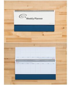 Undated Desk Weekly Daily Calendar Planner, Scheduler Memo Pad, Appointment Book, 11.8 x 4 Inches Type A 12 81ngqb3hQ5L