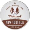 Natural Dog Company Paw Soother Balm, 2 oz. Tin, Dog Paw Cream and Lotion, Moisturizes & Soothes Irritated Paws & Elbows, Protects from Cracks & Wounds 2oz Tin