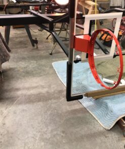 Silverback 54" and 60" In-Ground Basketball Systems with Adjustable-Height Tempered Glass Backboard and Pro-Style Breakaway Rim SB60 Basketball System 54 81njoZgqmBL