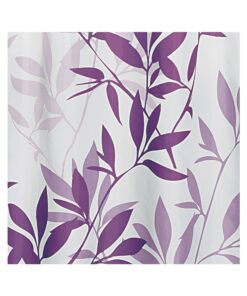 InterDesign Shower Curtain, Leaves, Purple 21 81nkGTbm7bL