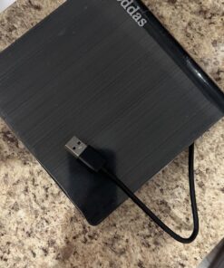 Rioddas External CD/DVD Drive for Laptop USB 3.0 CD/DVD Player Portable +/-RW Burner CD ROM Reader Rewriter Writer Disk Duplicator Compatible with Laptop Desktop PC Windows Apple Mac Pro Macbook Linux USB 3.0 USB-A 47 81nl6D8vczL