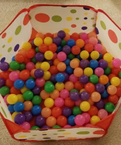 KUUQA Kids Ball Pit Pool Play Tent with Zippered Storage Bag for Toddlers, Pets 3.28Ft (Balls not Included) Red 34 81nm3Z qiuL