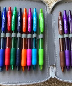 Paper Mate Profile Retractable Ballpoint Pens, Bold (1.4mm), Assorted Colors, 12 Count 37 81nmeBRck0L