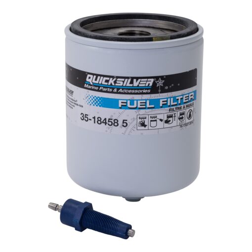 Quicksilver 18458Q4 Water Separating Fuel Filter Kit with Blue Water Warning Sensor