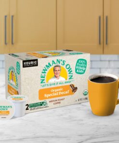 Newman's Own Organics Special Blend Decaf Keurig Single-Serve K-Cup Pods, Medium Roast Coffee, 72 Count (6 Packs of 12) Decaf Special Blend 24 81nq51VqQBL