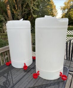 Chicken Water Cup Waterer Kit for Poultry - Pack of 6 + One Extra for Free (Total of 7) 30 81nq88LMfjL